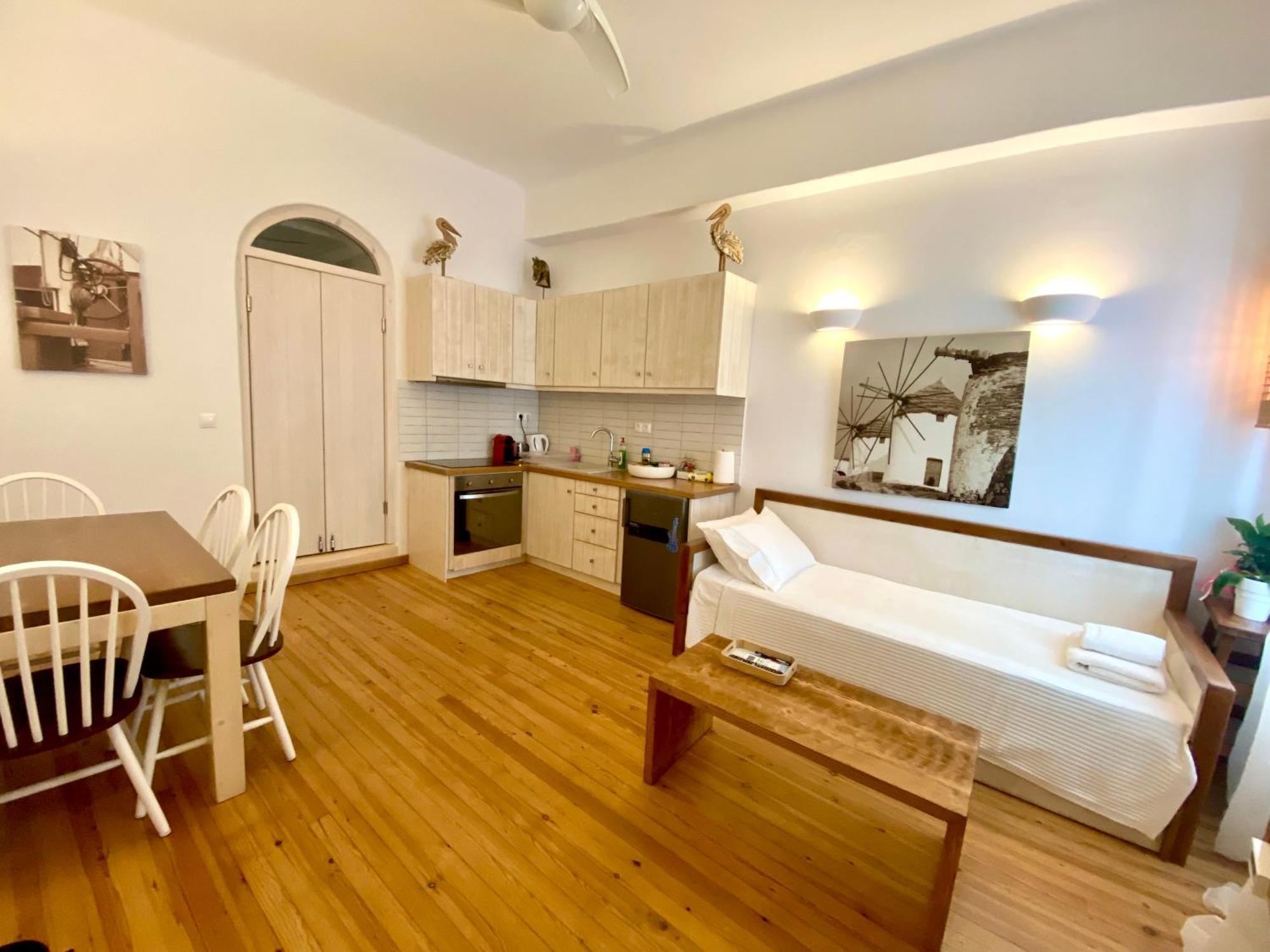 Sunny House Mykonos Town Apartment Bagian luar foto